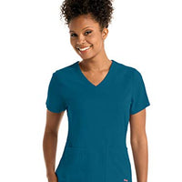 Grey's Anatomy GRST011 Spandex-Stretch Emma Top for Women - Easy Care Medical Scrub Top