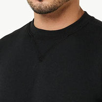 Carhartt K124 mens Midweight Crewneck (Big & Tall) athletic sweatshirts, Black, 3X-Large US
