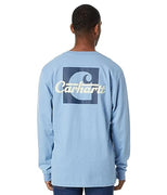 Carhartt 106040 Loose Fit Heavyweight Long Sleeve Pocket Script Graphic T-Shirt