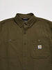 Carhartt 103555 Men's Rugged Flex Rigby Short Sleeve Work Shirt, Military Olive, Small