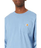Carhartt 106040 Loose Fit Heavyweight Long Sleeve Pocket Script Graphic T-Shirt