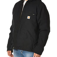 Carhartt 104392 Men's Relaxed Fit Washed Duck Sherpa-Lined Jacket