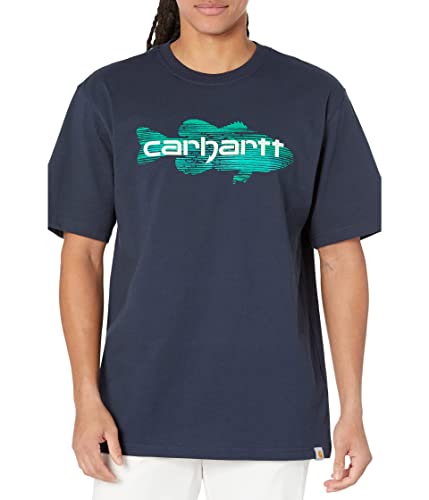 Carhartt 105717 Men's Loose Fit Heavyweight Short-Sleeve Fish