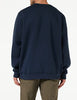 Carhartt K124 mens Midweight Crewneck Sweatshirt (Big & Tall) work utility t shirts, New Navy, 3X-Large US