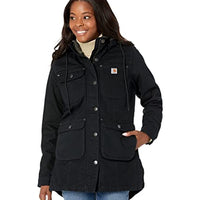 Carhartt 105512 Women's Plus Size Loose Fit Washed Duck Coat