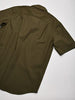 Carhartt 103555 Men's Rugged Flex Rigby Short Sleeve Work Shirt, Military Olive, Small