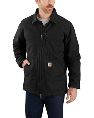 Carhartt 104293 Men's Loose Fit Washed Duck Sherpa-Lined Coat