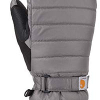 Carhartt WA625 womens Quilts Insulated Mitten, Charcoal, Large
