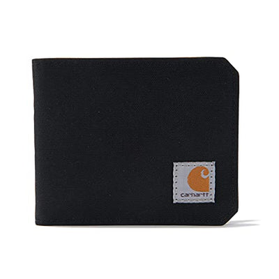 Carhartt B0000235 Men's Bifold and Passcase, Durable Billfold Wallets, Available in Leather and Canvas Styles