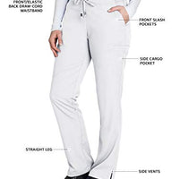 Grey's Anatomy 4277 6-Pocket Flat Front Pant for Women– Modern Fit Medical Scrub Pant