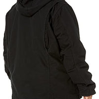 Carhartt 104292 Women's Loose Fit Washed Duck Sherpa Lined Jacket, Black, Medium