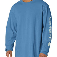 Carhartt K231 Men's Loose Fit Heavyweight Long Logo Sleeve Graphic T-Shirt