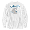 Carhartt 105428 Men's 105428 Relaxed Fit Heavyweight Long-Sleeve Pocket Durable Graphi - X-Large Tall - White