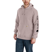 Carhartt K288  Men's Loose Fit Midweight Logo Sleeve Graphic Sweatshirt, Mink