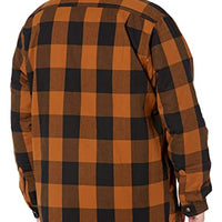 Carhartt 104911 Men's Relaxed Fit Heavyweight Flannel Sherpa-Lined Shirt Jacket