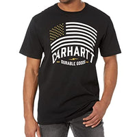 Carhartt 105929 Men's Relaxed Fit Midweight Short-Sleeve Flag Graphic T-Shirt