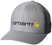 Carhartt 105353 Mens Rugged Flex Fitted Canvas Mesh Back Graphic Cap