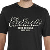 Carhartt 103563 Men's Maddock Born to Build Graphic Short Sleeve T-Shirt - X-Large - Black