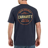 Carhartt 104178 Men's Rugged Graphic T-Shirt - X-Large Regular - Navy