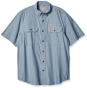 Carhartt 104369 Men's Original Fit Midweight Shirt - 3X-Large Regular - Chambray Blue