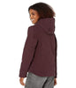 Carhartt 104292 Women's Loose Fit Washed Duck Sherpa Lined Jacket, BlackBerry, X-Small