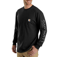 Carhartt 103303 Men's Workwear Core Graphic Long Sleeve T-Shirt - XXXX-Large - Black