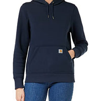 Carhartt 102790 Women's Clarksburg Pullover Sweatshirt (Regular and Plus Sizes), Navy, XX-Large