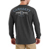 Carhartt 103354 Men's Workwear Hard Work Graphic Long Sleeve T-Shirt - XX-Large - Carbon Heather