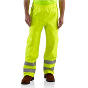 Carhartt B214 Men's Class E High-Visibility Waterproof Pant - X-Large - Bright Lime