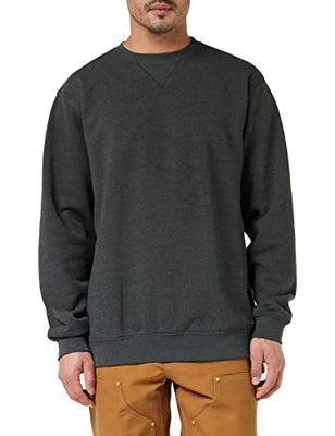 Carhartt K124 mens Midweight Crewneck (Big & Tall) Sweatshirt, Carbon Heather, 3X-Large US