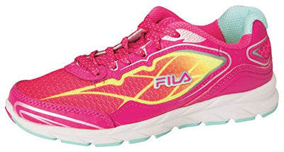 Fila Women's Finado Pink Glo/Safety Yellow/Aruba Blue Sneaker