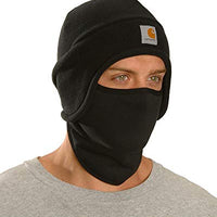 Carhartt A202 Men's Fleece 2-In-1 Headwear, Black, One Size