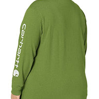 Carhartt 103401 Women's Loose Fit Heavyweight Long-Sleeve Logo Sleeve Graphic T-Shirt