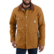 Carhartt 103825 Men's Loose Fit Firm Duck Blanket-Lined Chore Coat