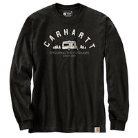 Carhartt 105661 Men's Relaxed Fit Heavyweight Long-Sleeve Camper Graphic T-Shir
