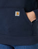Carhartt 102790 Women's Clarksburg Pullover Sweatshirt (Regular and Plus Sizes), Navy, XX-Large