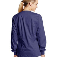 Cherokee 1330 Women's Luxe Snap-Front Warm-Up Jacket