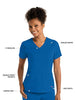 Grey's Anatomy GRST011 Spandex-Stretch Emma Top for Women - Easy Care Medical Scrub Top