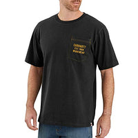 Carhartt 104176 Men's Pocket Workwear Graphic T-Shirt - X-Large Regular - Black