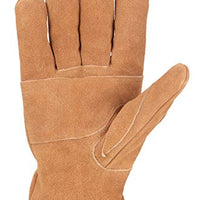 Carhartt A748 mens Pile Fencer Work Cold Weather Gloves, Brown, Large US