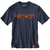 Carhartt 106043 Men's Loose Fit Heavyweight Short-Sleeve Camo Logo Graphic T-Shirt