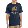 Carhartt 103564 Men's Maddock Mountain C Graphic Short Sleeve T-Shirt - X-Large Tall - Indigo Heather
