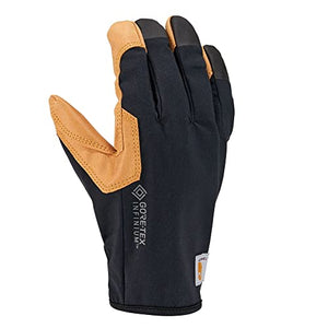 Carhartt GD0792M Men's Gore-Tex Infinium Synthetic Grain Leather Secure Cuff Glove, Black Barley, X-Large