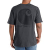 Carhartt 103559 Men's Workwear C Logo Graphic Short Sleeve T-Shirt - X-Large Tall - Granite Heather
