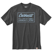 Carhartt 105177 Men's Relaxed Fit Heavyweight Short Sleeve Craft Graphic T-Shir - Large Regular - Carbon Heather
