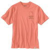 Carhartt 105178 Men's Loose Fit Heavyweight Short Sleeve Graphic T-Shirt - 3X-Large Regular - Hibiscus Heather