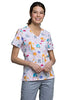 Cherokee CK614 Mock Wrap Scrub Top