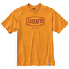 Carhartt 105185 Men's Loose Fit Heavyweight Short-Sleeve Logo Graphic T-Shirt - X-Large Regular - Marigold Heather