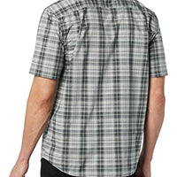 Carhartt 105198 Men's Rugged Flex Relaxed Fit Lightweight Snap Front Short Sleeve Plaid Shirt