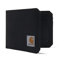 Carhartt B0000235 Men's Bifold and Passcase, Durable Billfold Wallets, Available in Leather and Canvas Styles